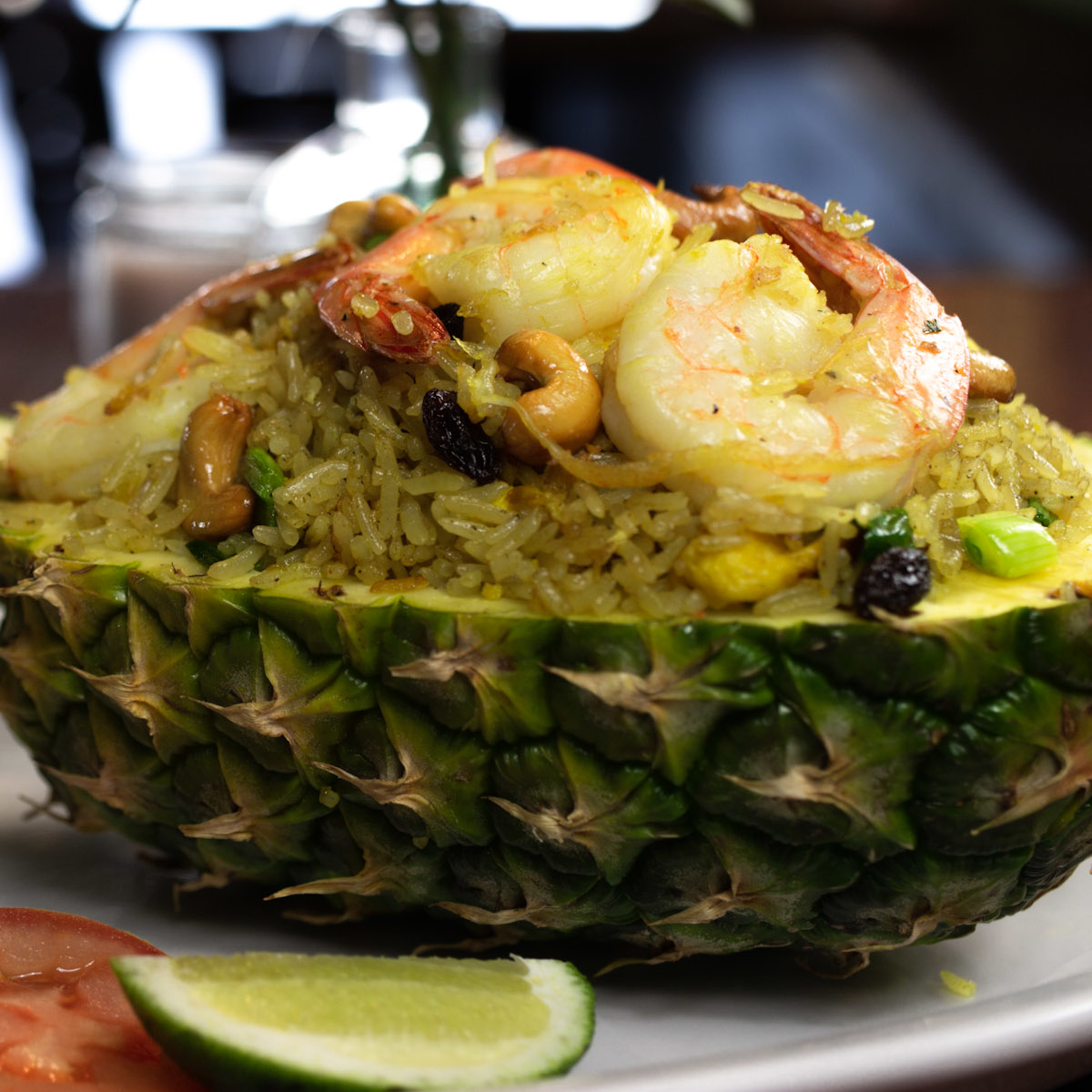 Pineapple Fried Rice near me Thai restaurant in Denton, TX ROYAL YUM