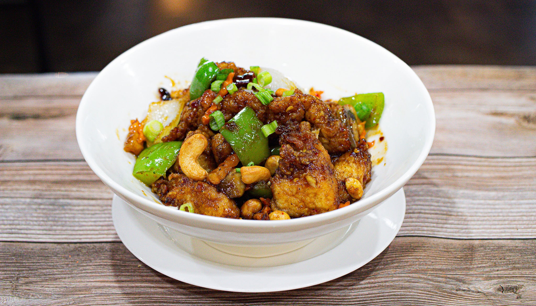 Crispy Kung Pao Chicken near me Thai restaurant in Denton, TX ROYAL YUM