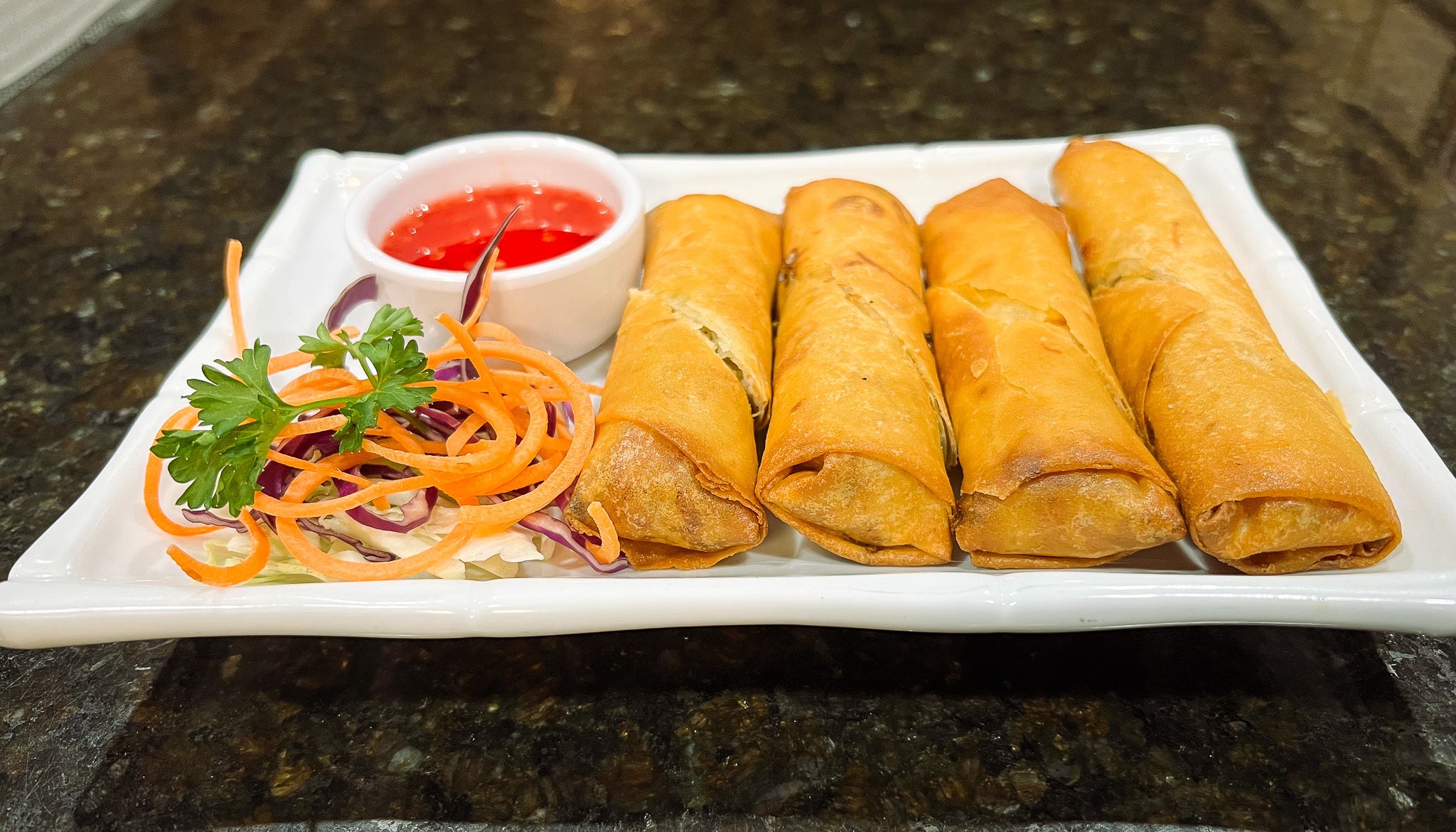 Thai spring rolls near me thai restaurant in denton tx royal yum