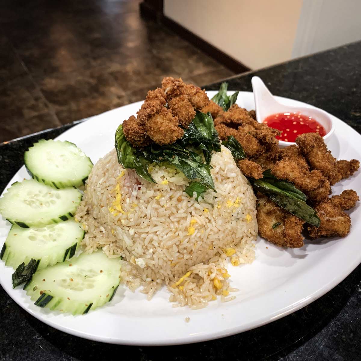 Thai Fried Chicken Fried Rice near me | Thai restaurant in Denton, TX