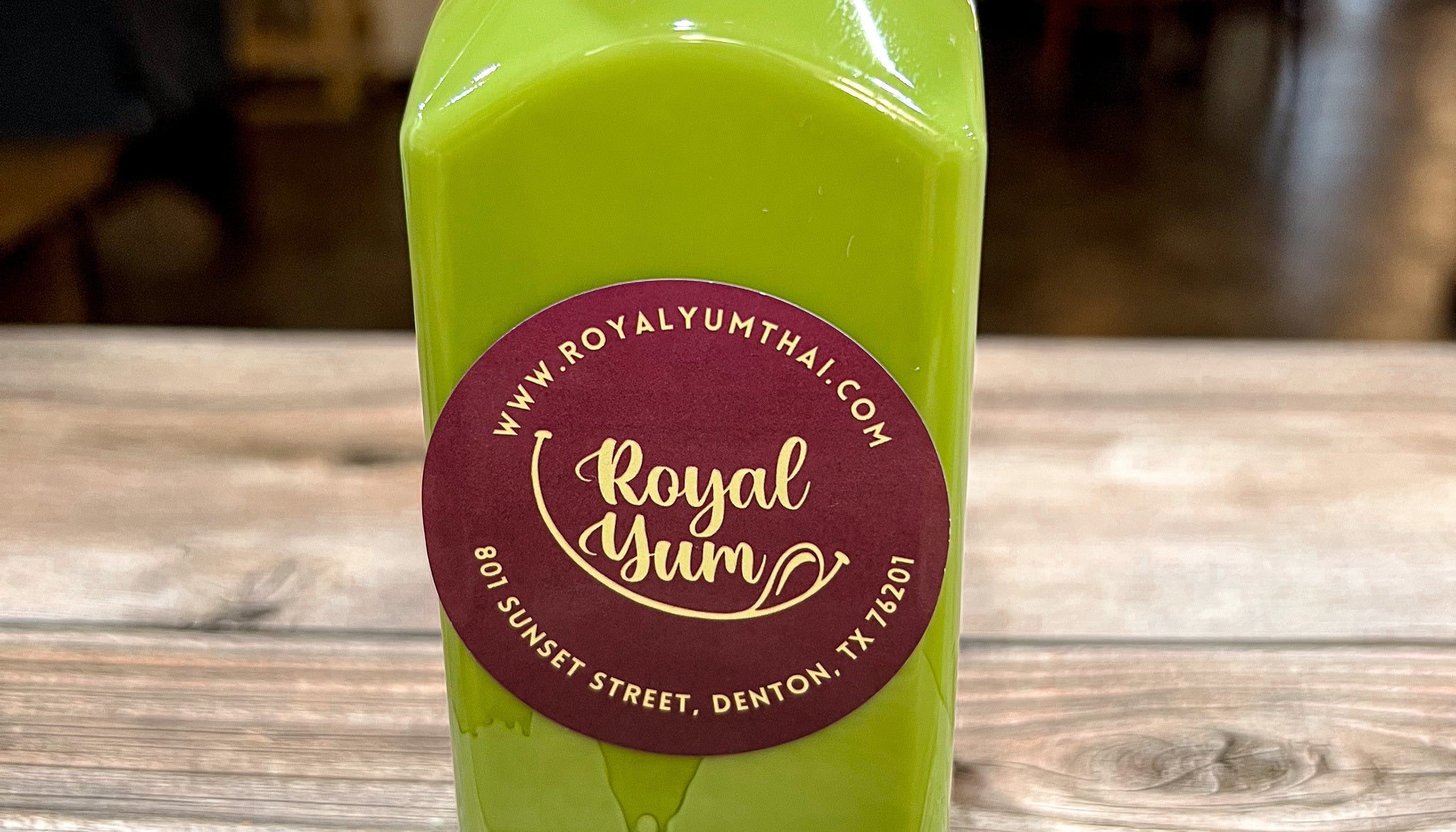 Matcha Iced Latte near me Thai restaurant in Denton, TX ROYAL YUM