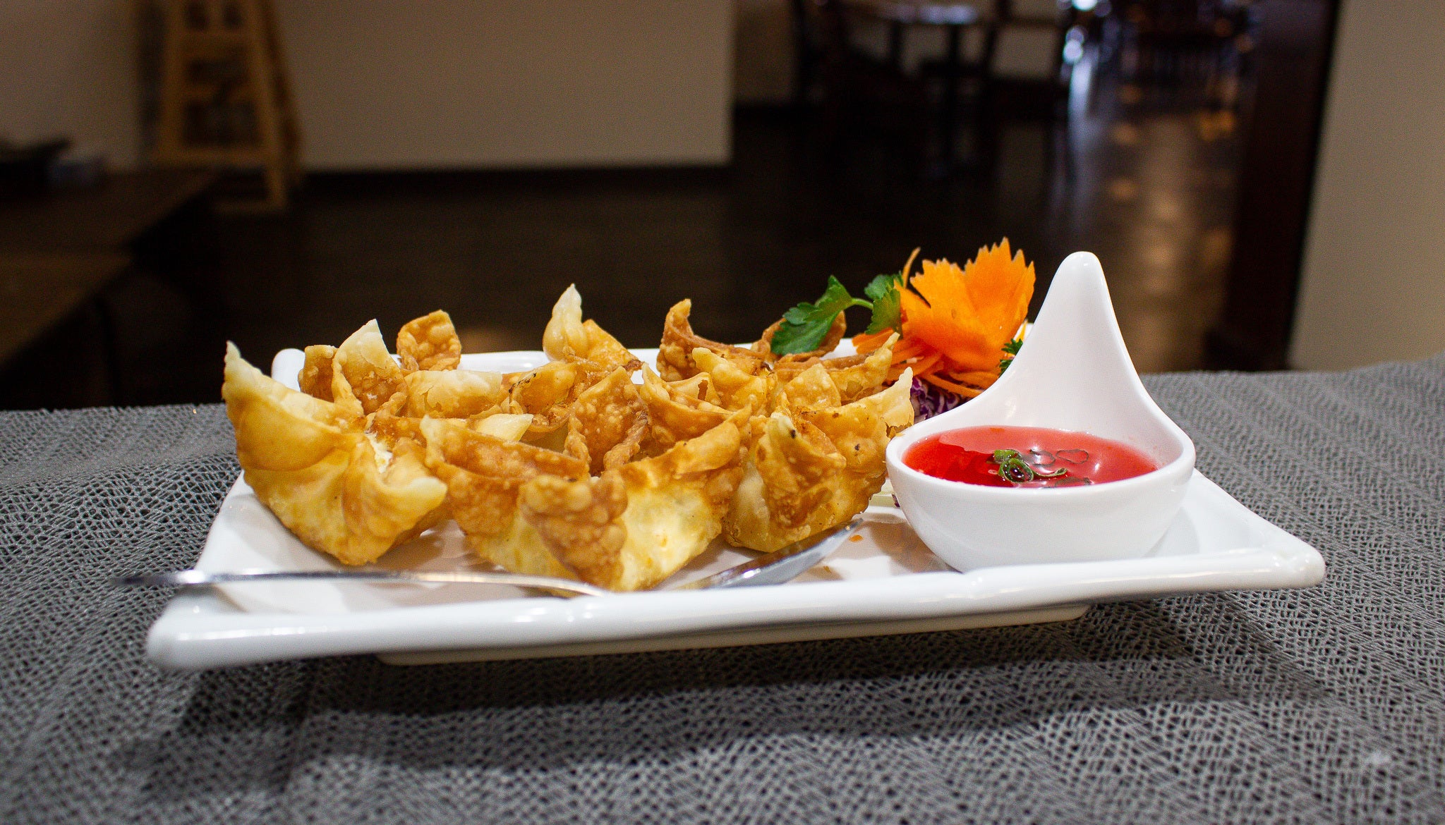 Crab Rangoon near me Thai restaurant in Denton, TX ROYAL YUM
